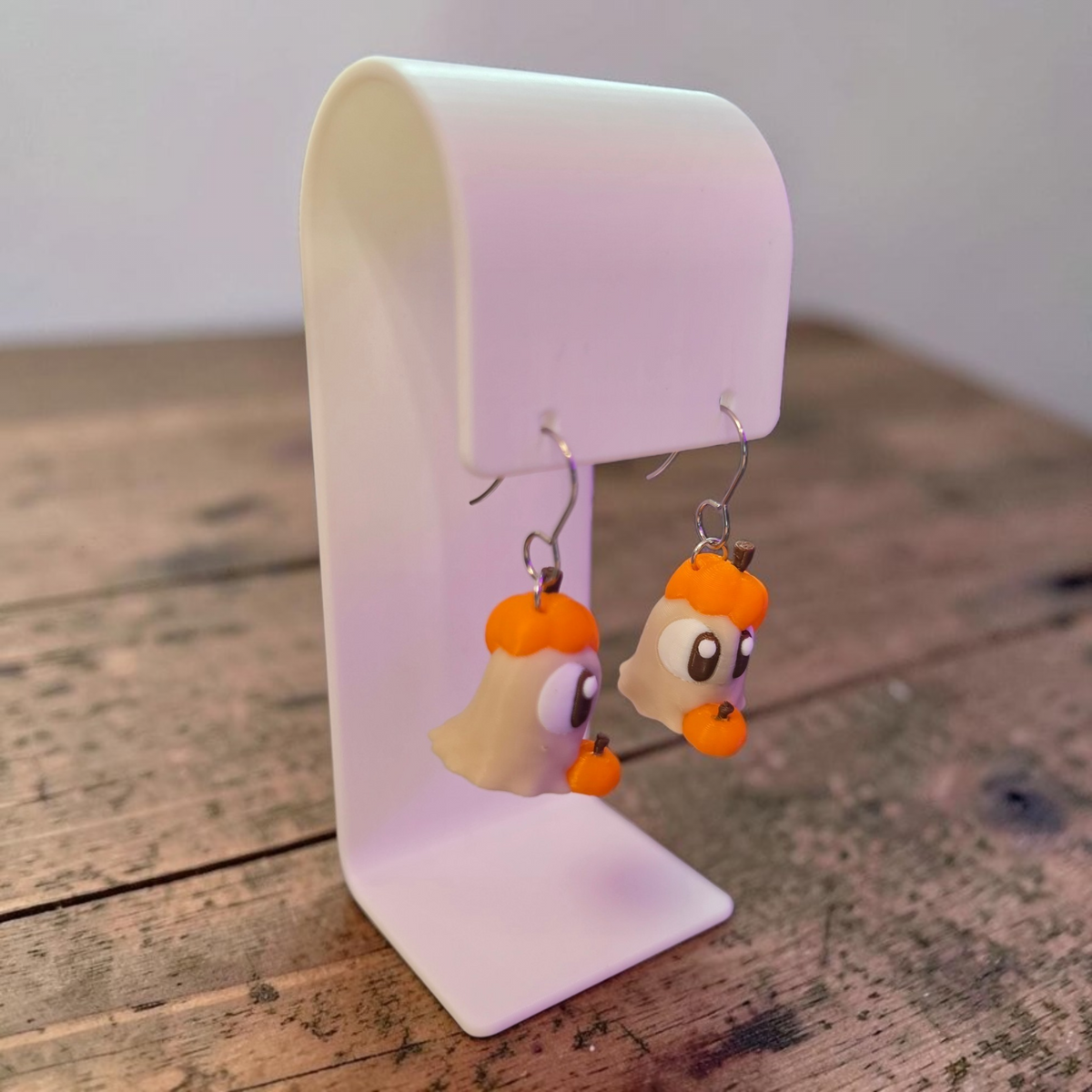 Ghost Pumpkin Earrings