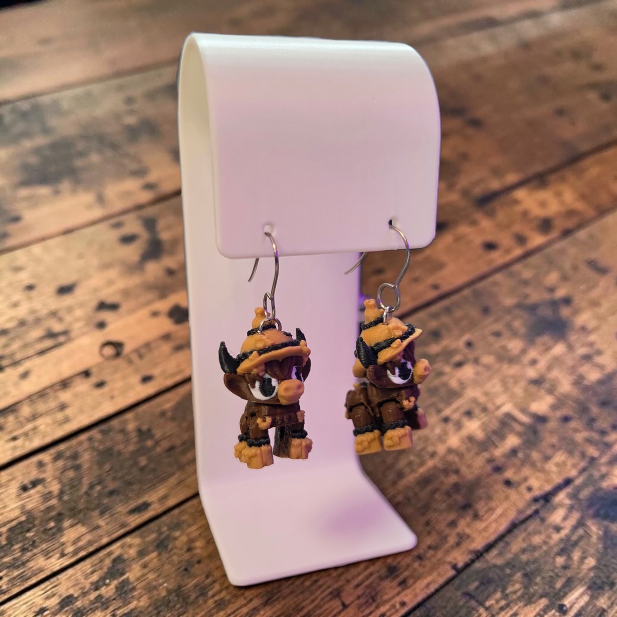 Highland Cow Scarecrow Earrings
