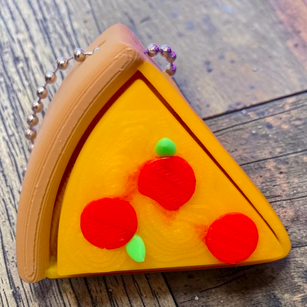 Pizza Clicker Keychain