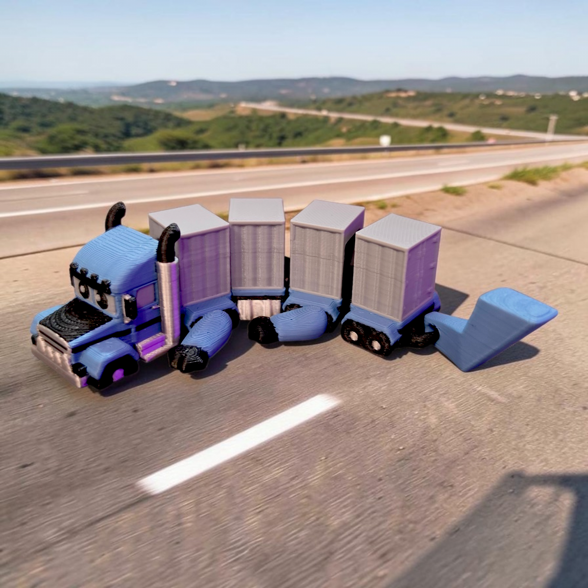 Semi Truck Baby Dragon
