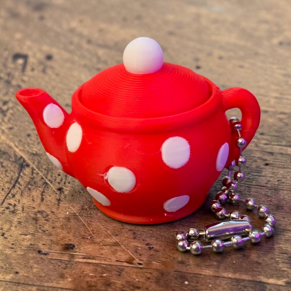 Tea Pot Clicker Keychain