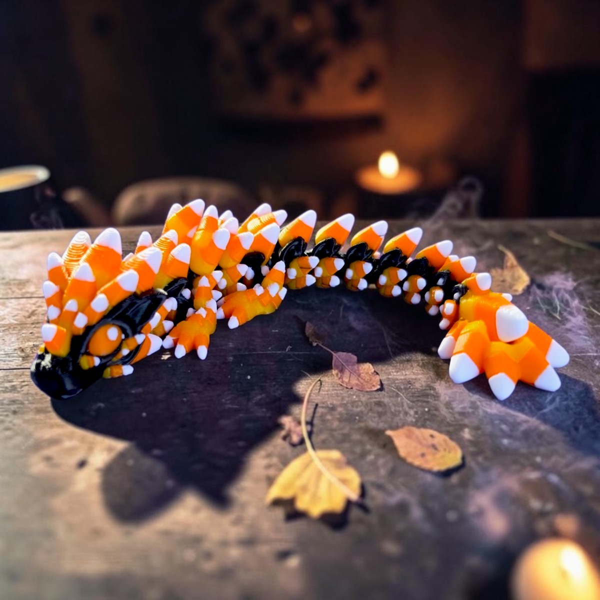Candy Corn Baby Dragon