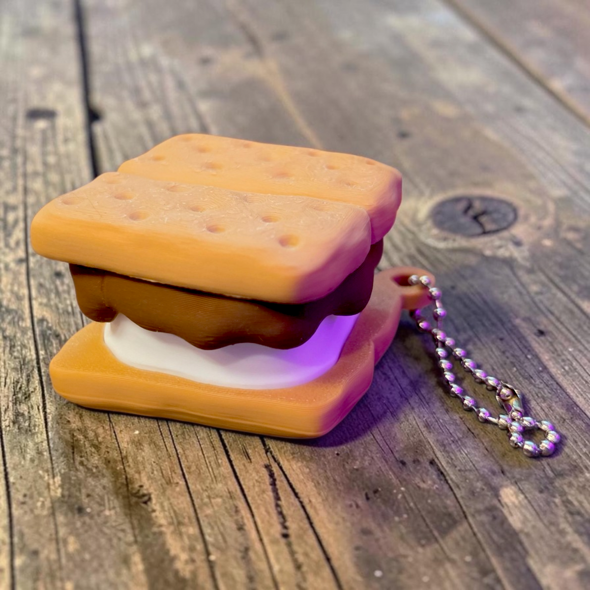 Smores Clicker Keychain