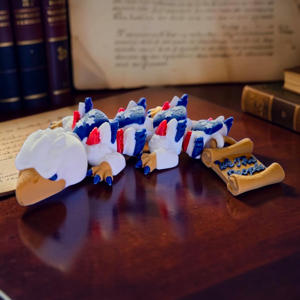 Patriotic Baby Dragon