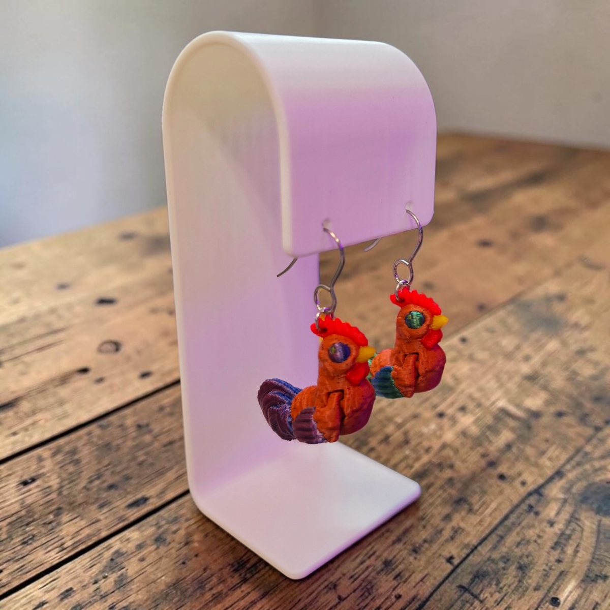 Rooster Earrings