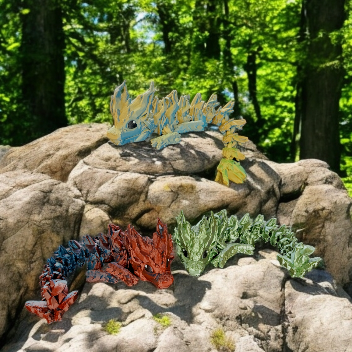 BIG Baby Woodland Dragon