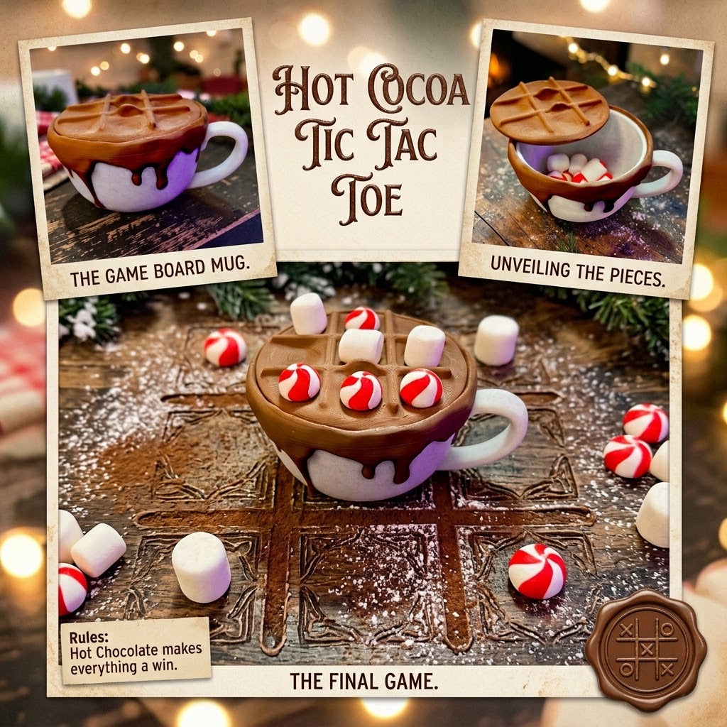 Hot Cocoa Tic Tac Toe Game