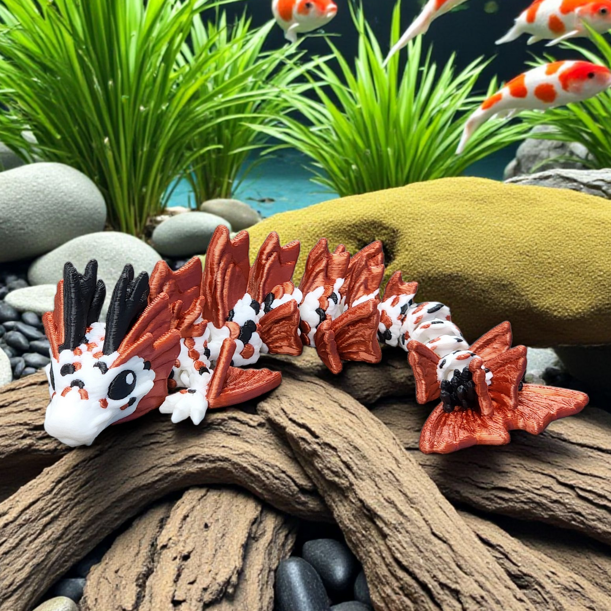 Koi Fish Dragon