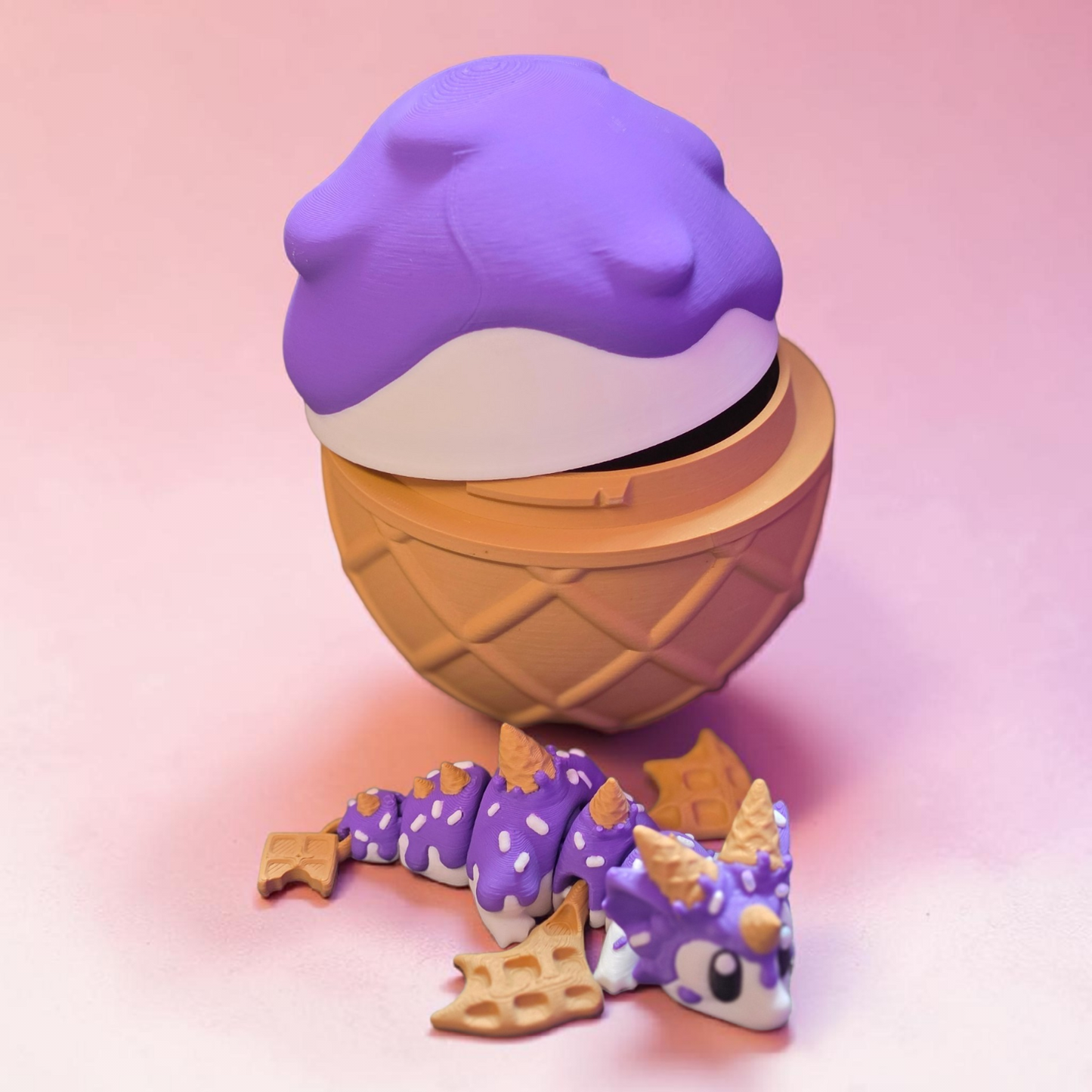Ice Cream Dragon With Matching Egg