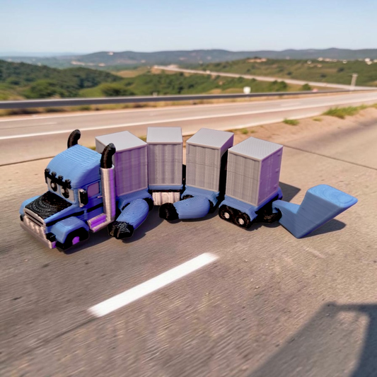 Semi Truck Baby Dragon