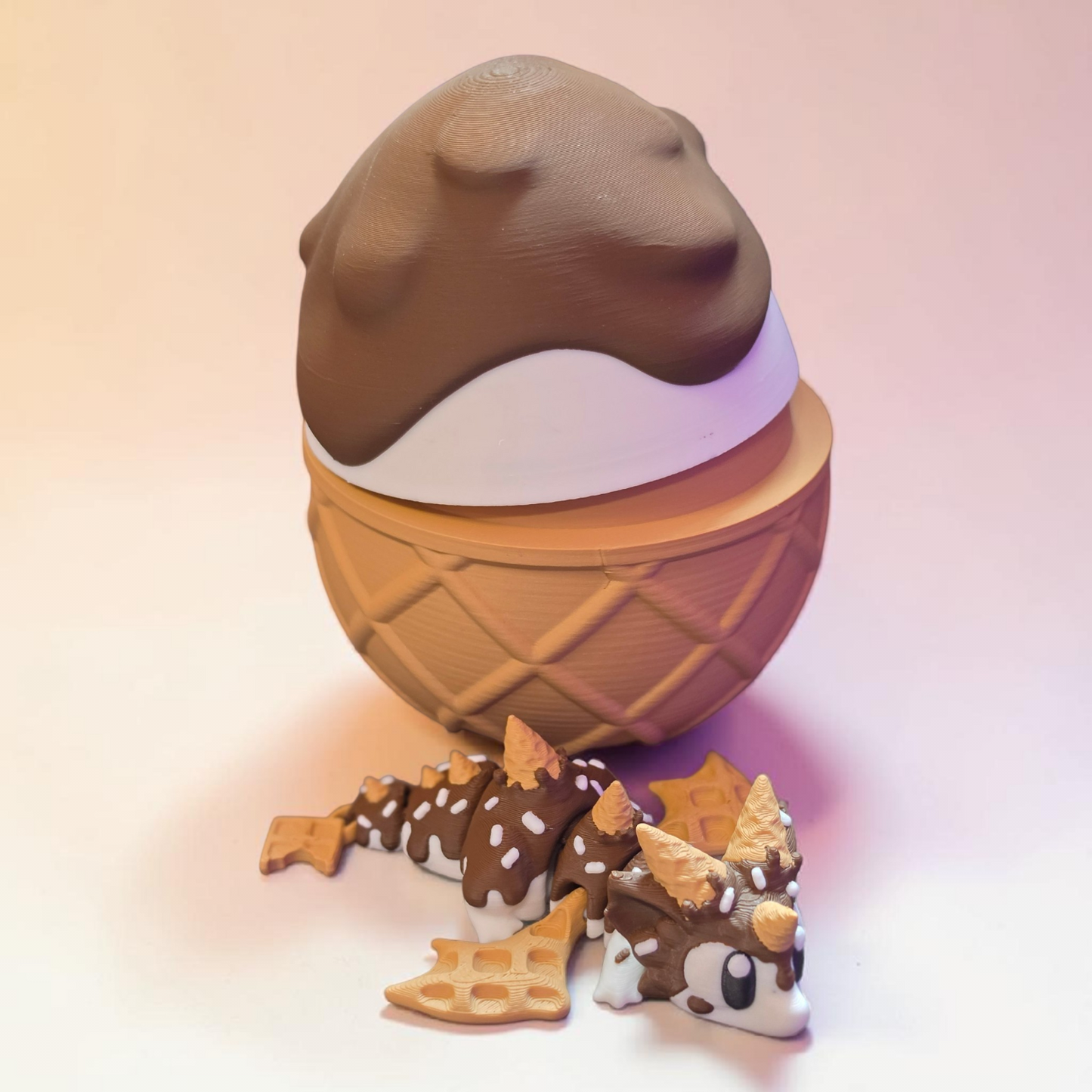 Ice Cream Dragon With Matching Egg