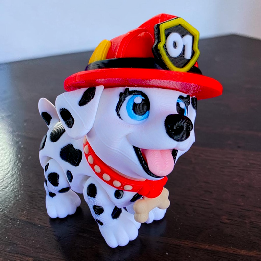 Dalmation Fire Fighter Baby Animal