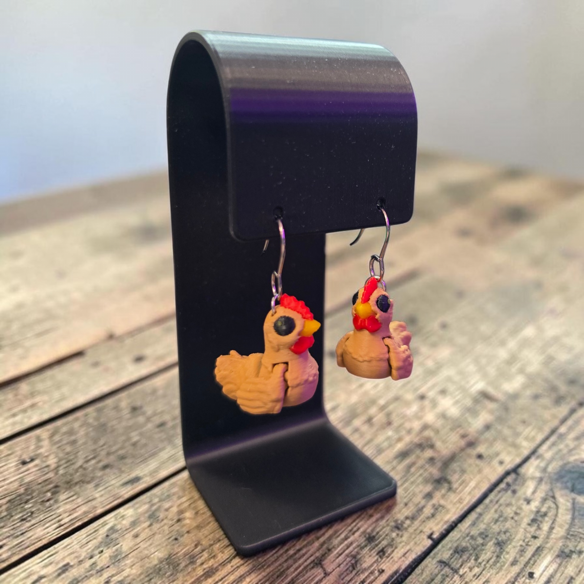 Chicken Hen Earrings