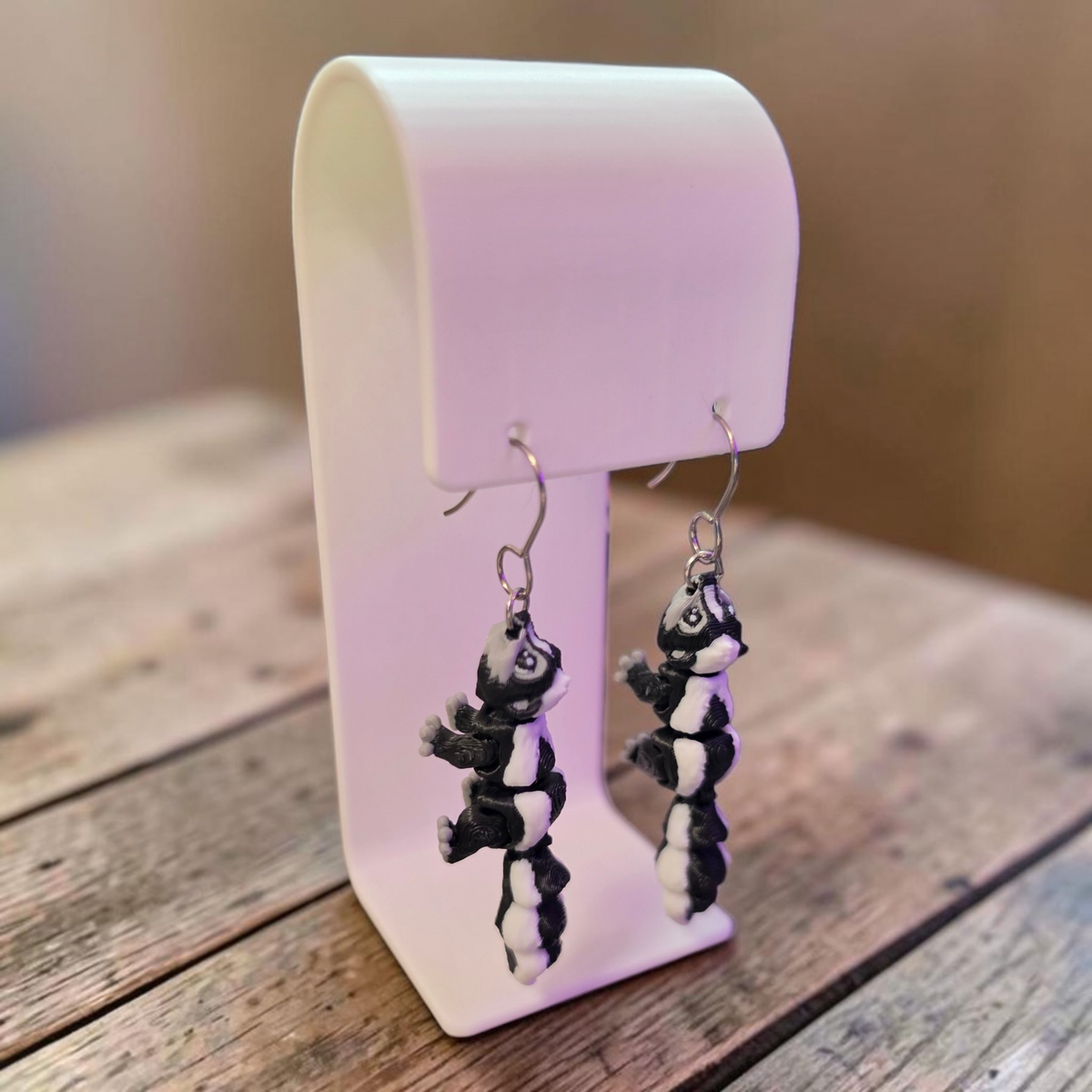 Skunk Earrings