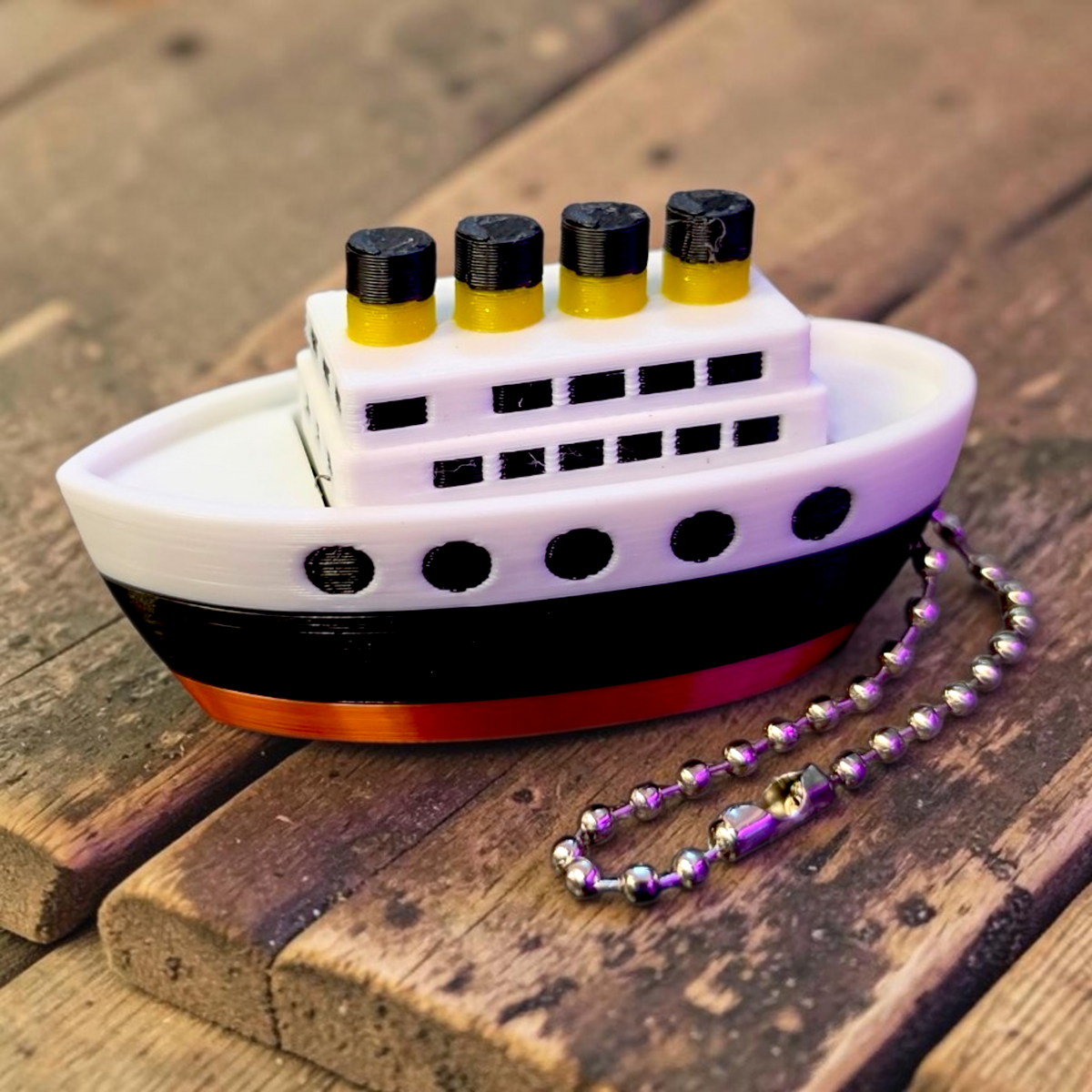 Cruise Ship Clicker Keychain