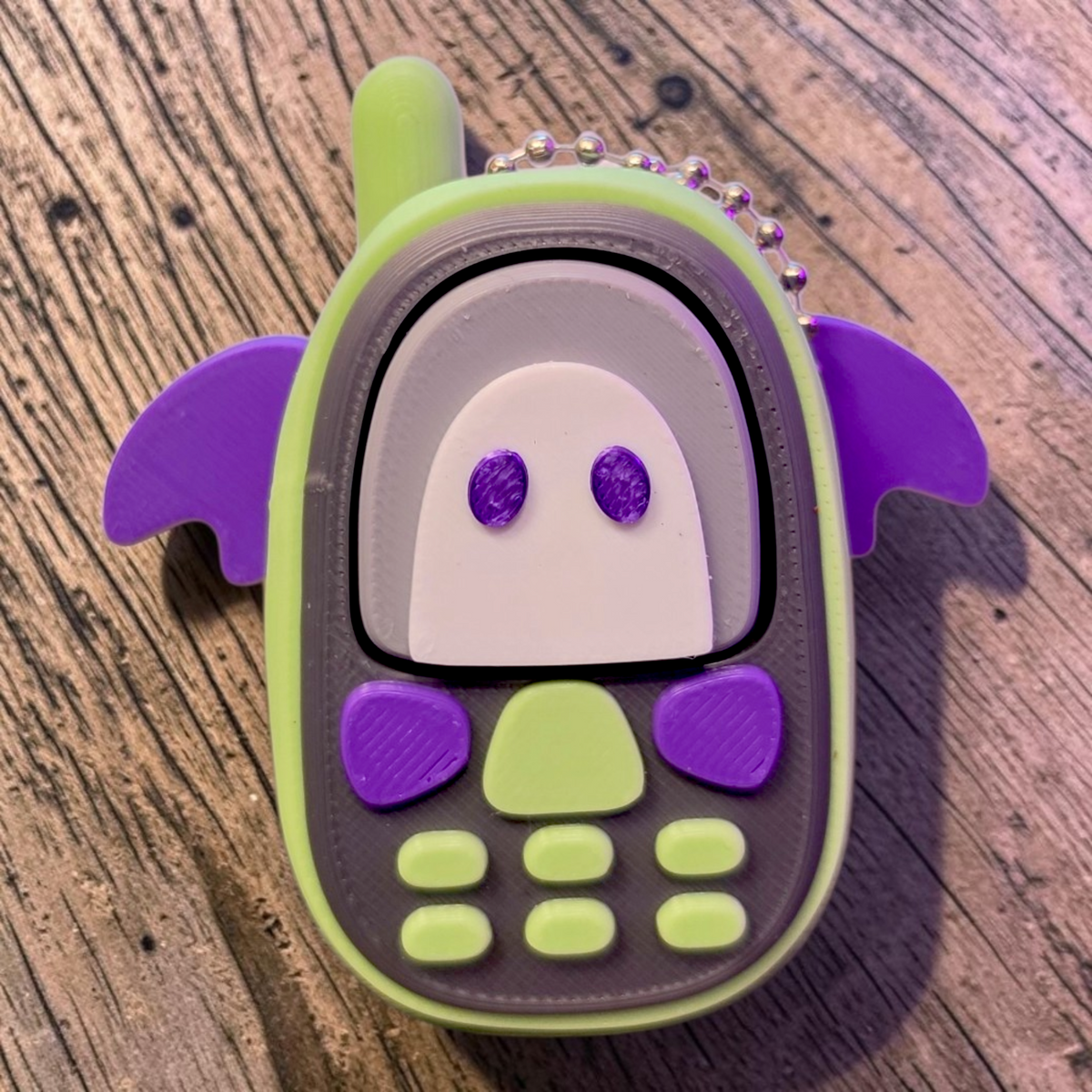 Bat Phone Clicker Keychain