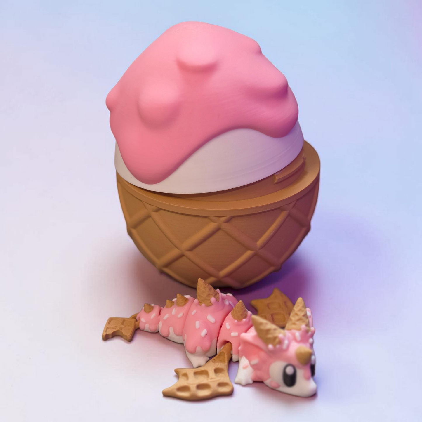 Ice Cream Dragon With Matching Egg