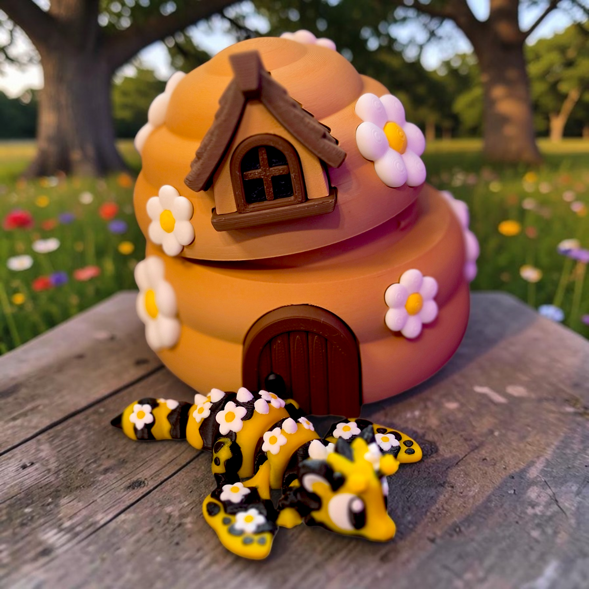 Bee Dragon With Matching Egg