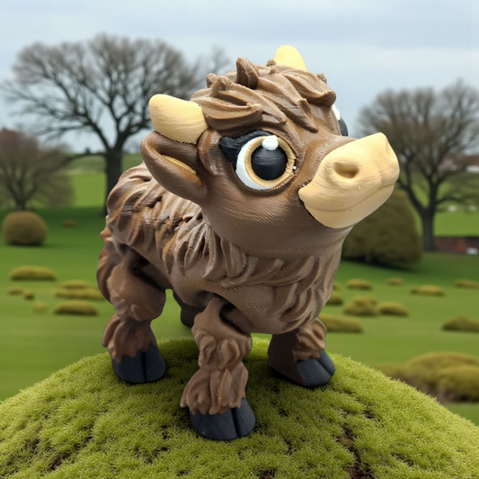 Highland Cow Baby Animal
